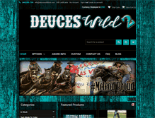 Tablet Screenshot of deuceswildtack.com